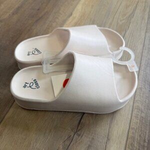 NEW Art Class Girls Platform Slides Size Youth 3